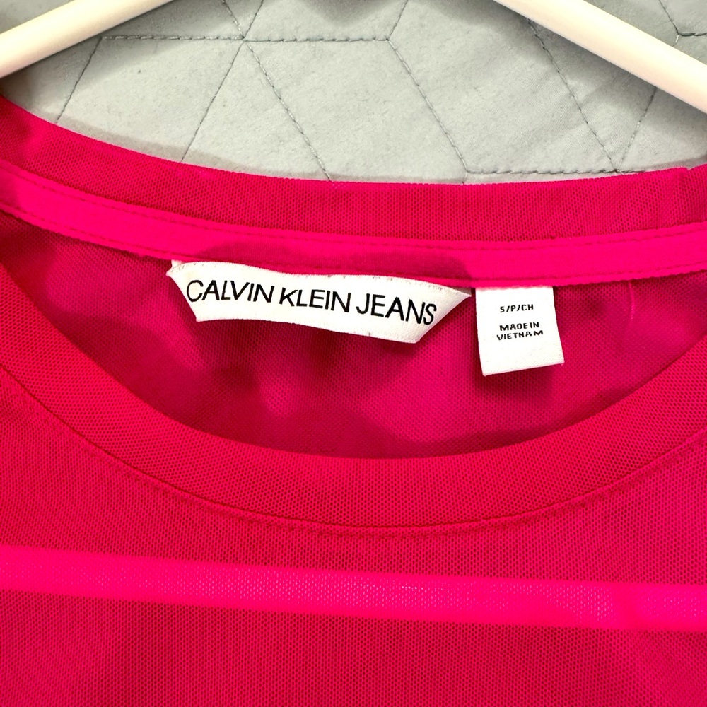 Calvin Klein Jeans Women's Pink Blouse
